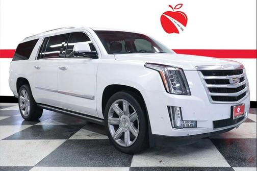 Crystal White Tricoat 2019 Cadillac Escalade ESV Premium Luxury