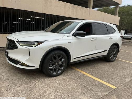 Platinum White Pearl 2022 Acura MDX A-Spec Package