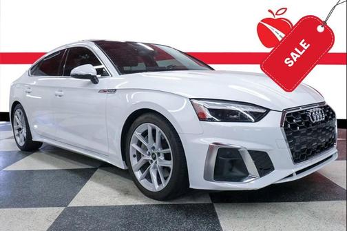 Arkona White 2024 Audi A5 Sportback 45 S Line Premium Plus