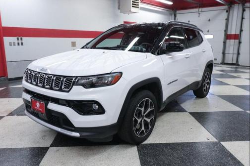 Bright White Clearcoat 2025 Jeep Compass Limited