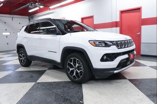 Bright White Clearcoat 2025 Jeep Compass Limited