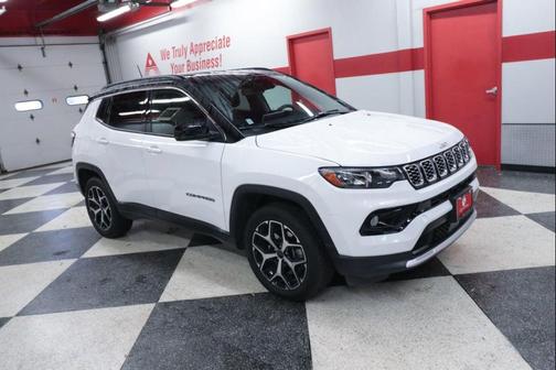 Bright White Clearcoat 2025 Jeep Compass Limited