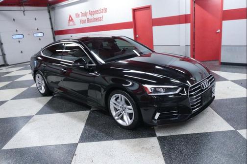 Mythos Black Metallic 2019 Audi A5 45 Premium