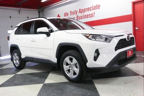 Super White 2021 Toyota RAV4 XLE