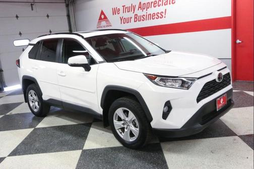 Super White 2021 Toyota RAV4 XLE