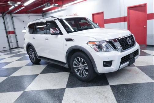 Pearl White 2018 Nissan Armada SL
