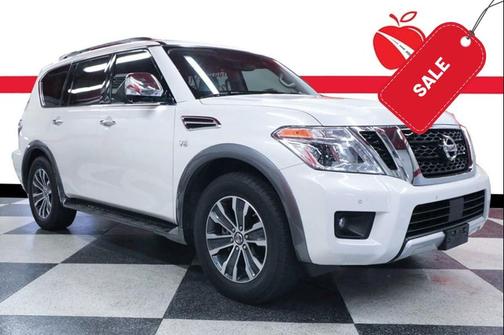 Pearl White 2018 Nissan Armada SL