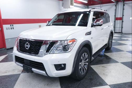 Pearl White 2018 Nissan Armada SL