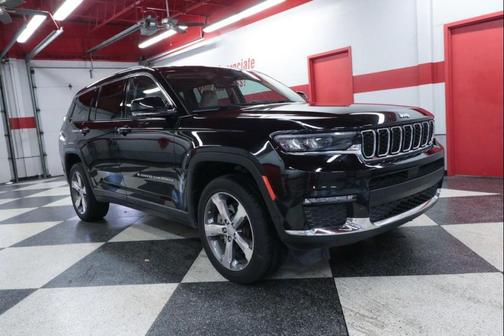 Diamond Black Crystal Pearlcoat 2021 Jeep Grand Cherokee L Limited