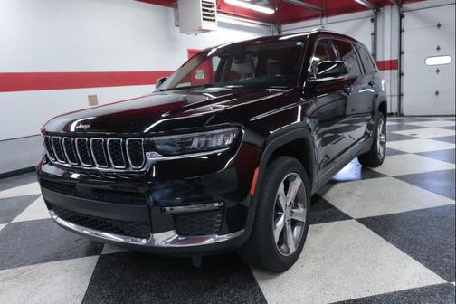 Diamond Black Crystal Pearlcoat 2021 Jeep Grand Cherokee L Limited