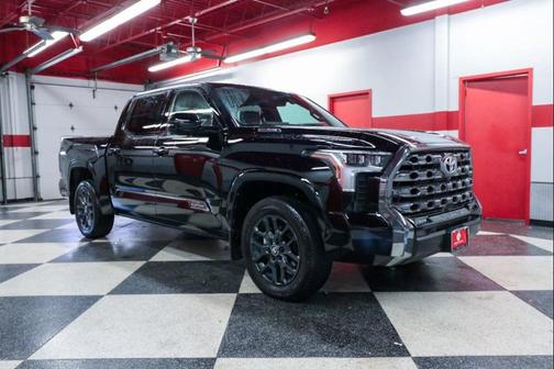 Midnight Black Metallic 2025 Toyota Tundra Hybrid Platinum