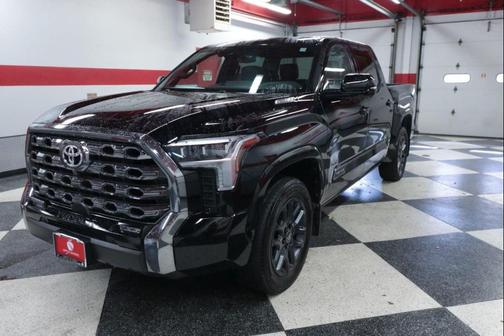 Midnight Black Metallic 2025 Toyota Tundra Hybrid Platinum