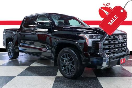 Midnight Black Metallic 2025 Toyota Tundra Hybrid Platinum