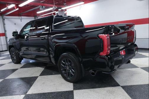 Midnight Black Metallic 2025 Toyota Tundra Hybrid Platinum
