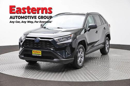 Midnight Black Metallic 2022 Toyota RAV4 Hybrid LE