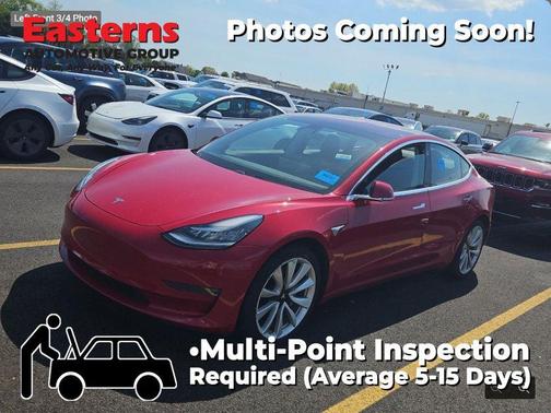 Red Multi-Coat 2018 Tesla Model 3 Standard