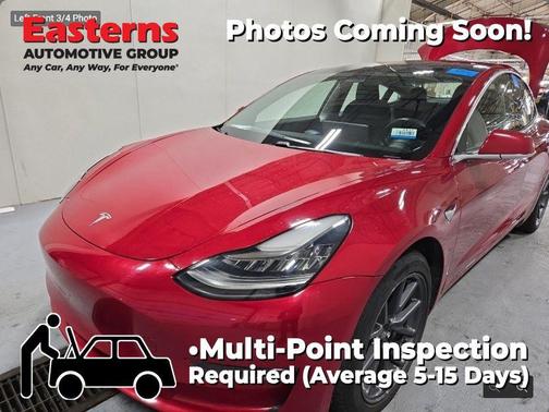 Red Multi-Coat 2018 Tesla Model 3 Standard