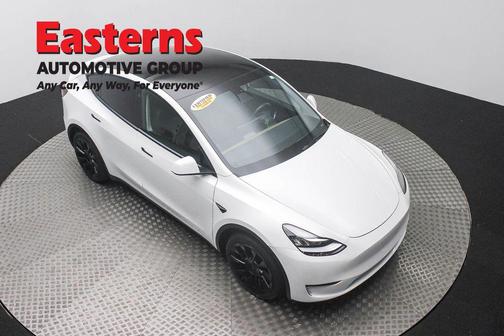 Pearl White Multi-Coat 2021 Tesla Model Y Long Range Dual Motor All-Wheel Drive