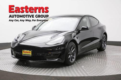 Solid Black 2022 Tesla Model 3 Long Range