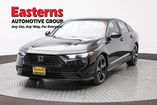 Crystal Black Pearl 2025 Honda Accord Hybrid Sport Sedan