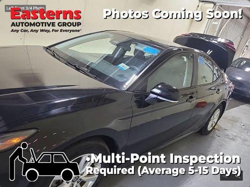 Midnight Black Metallic 2025 Toyota Camry LE