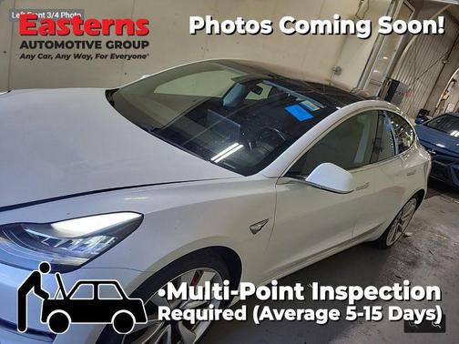 Pearl White Multi-Coat 2019 Tesla Model 3 Long Range