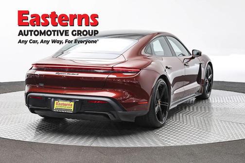 Red 2021 Porsche Taycan Turbo