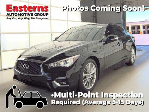 Black Obsidian 2023 INFINITI Q50 3.0t LUXE