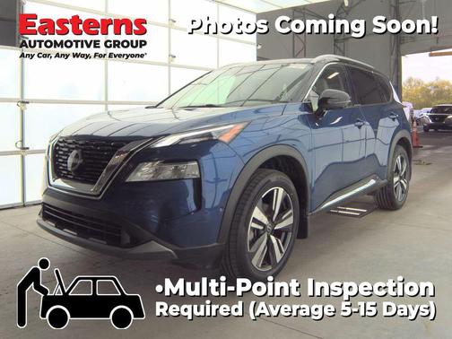 Caspian Blue Metallic/Super Black 2023 Nissan Rogue SL