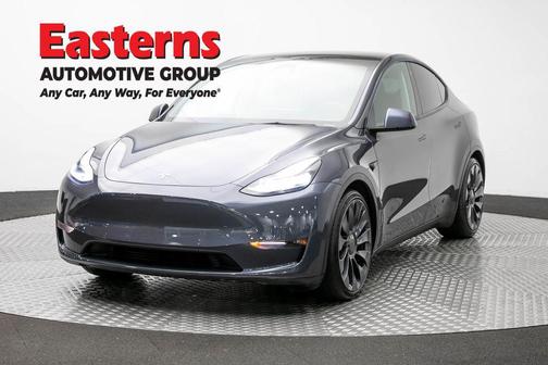 Gray 2021 Tesla Model Y Performance Dual Motor All-Wheel Drive