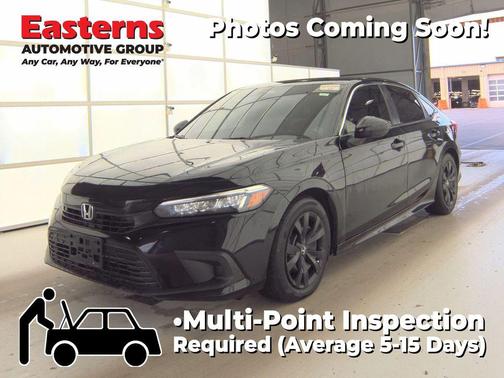 Crystal Black Pearl 2022 Honda Civic LX