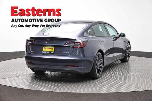 Gray 2022 Tesla Model 3 Performance