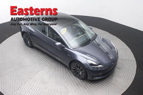 Gray 2022 Tesla Model 3 Performance