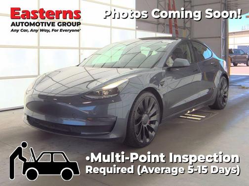 Gray 2022 Tesla Model 3 Performance