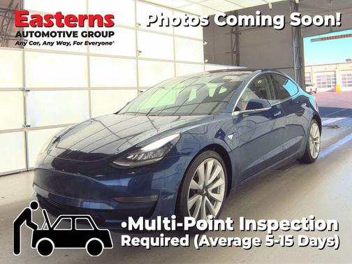 Deep Blue Metallic 2019 Tesla Model 3 Long Range