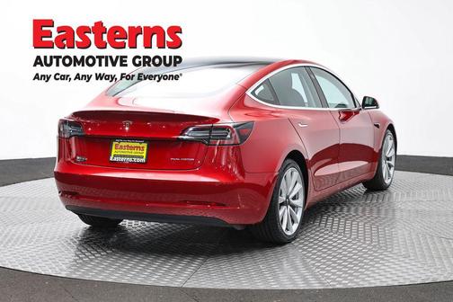 Red Multi-Coat 2018 Tesla Model 3 Long Range