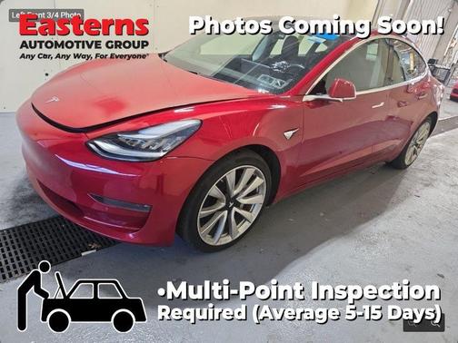 Red Multi-Coat 2018 Tesla Model 3 Long Range
