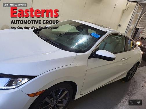 Platinum White Pearl 2019 Honda Civic EX