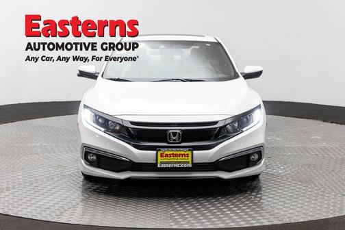 Platinum White Pearl 2019 Honda Civic EX