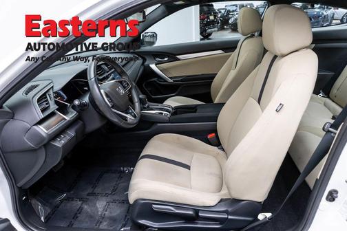 Platinum White Pearl 2019 Honda Civic EX