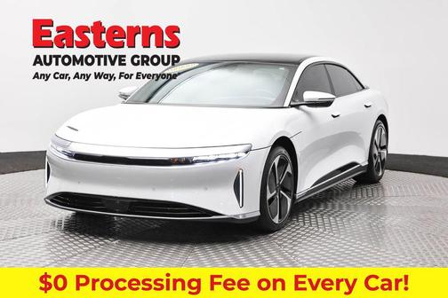Stellar White Metallic 2023 Lucid Air Pure