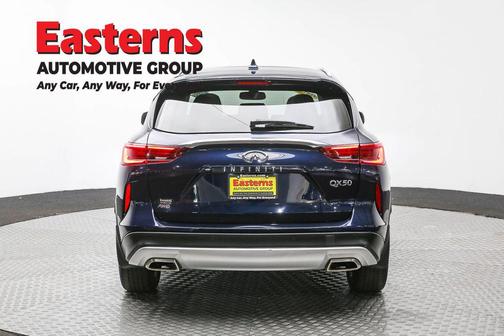 Hermosa Blue 2021 INFINITI QX50 LUXE AWD