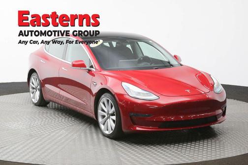 Red Multi-Coat 2019 Tesla Model 3 Long Range