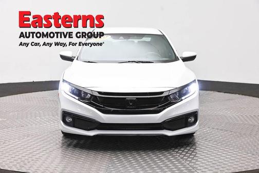 Platinum White Pearl 2021 Honda Civic Sport