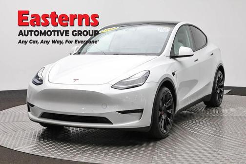 Pearl White Multi-Coat 2020 Tesla Model Y Long Range Dual Motor All-Wheel Drive