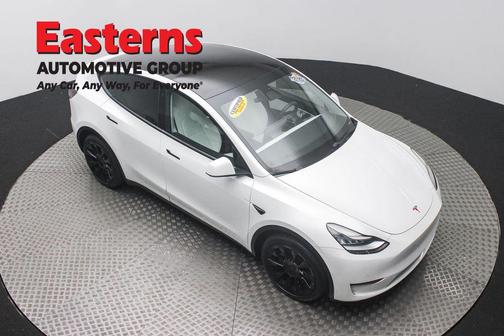 Pearl White Multi-Coat 2020 Tesla Model Y Long Range Dual Motor All-Wheel Drive