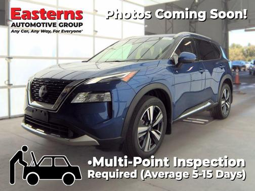 Caspian Blue Metallic 2023 Nissan Rogue Platinum