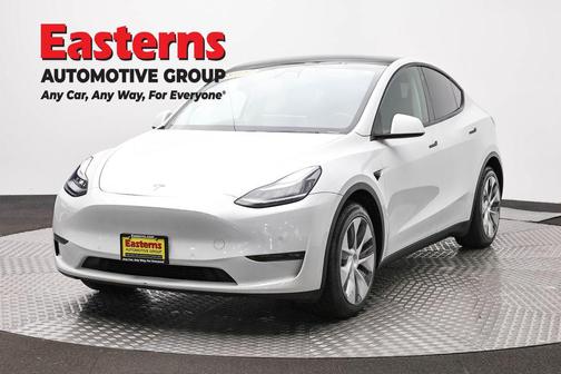 Pearl White Multi-Coat 2020 Tesla Model Y Long Range Dual Motor All-Wheel Drive