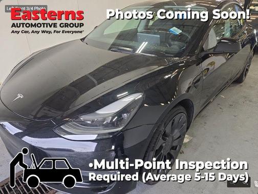 Solid Black 2023 Tesla Model 3 Performance