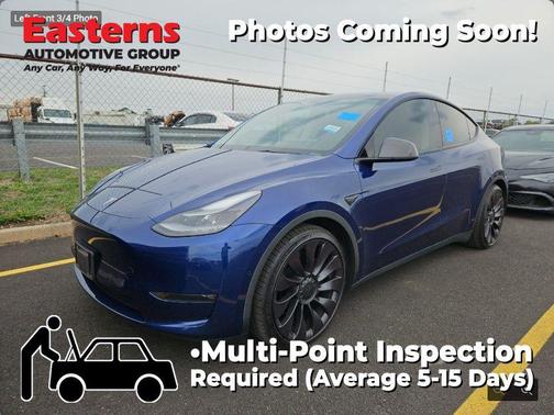 Deep Blue Metallic 2021 Tesla Model Y Performance Dual Motor All-Wheel Drive